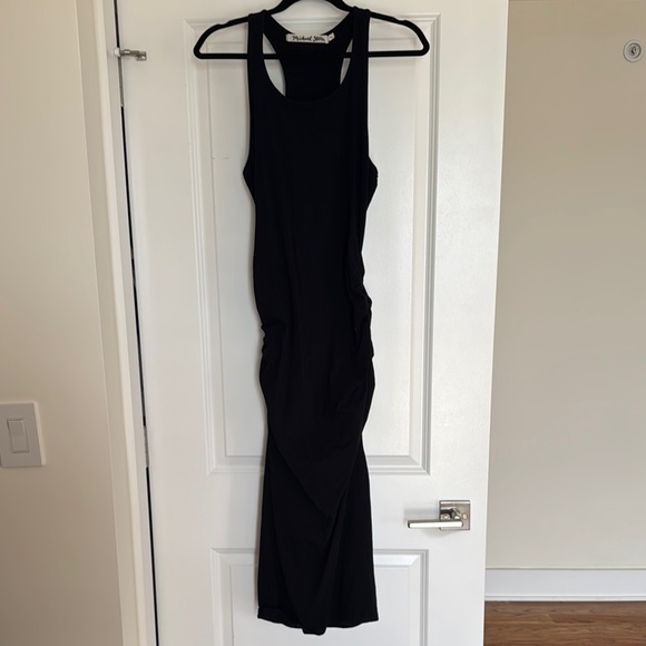 Michael Stars Dresses & Skirts - Michael Stars Black Halter Bodycon Maxi Dress